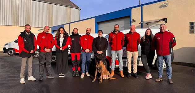 Équipe certifiée Groupe CF Moyens de secours incendie