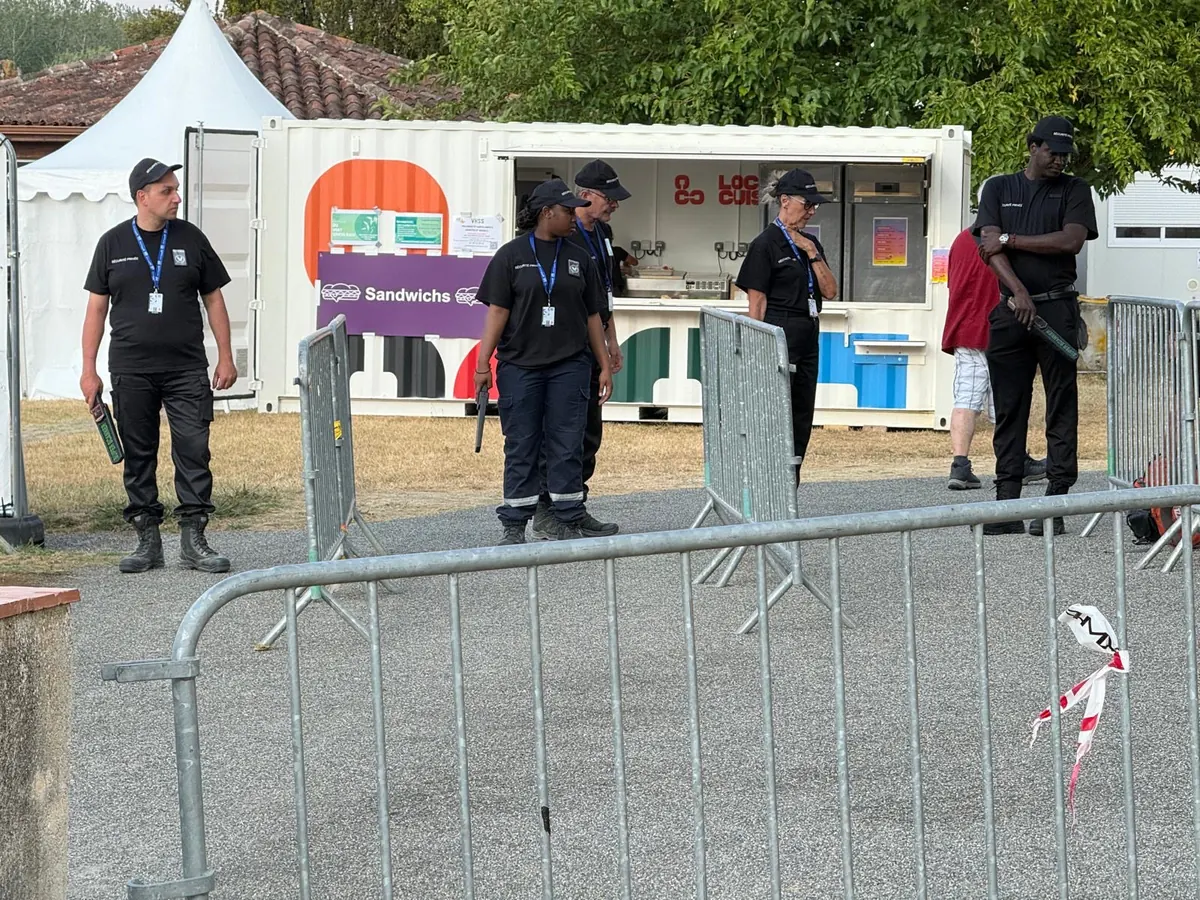 Équipe de Groupe CF Événementiel Sécurité à Jazz in Marciac 2026